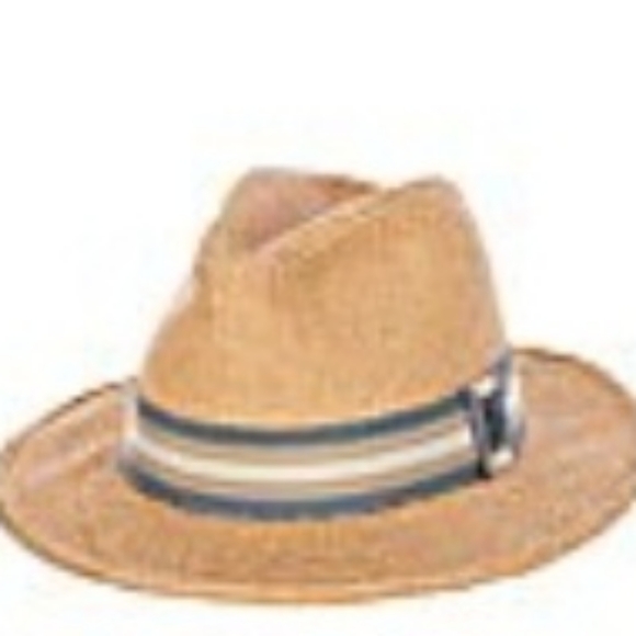 Tan and blue Fedora - Picture 1 of 2